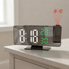 Reloj Despertador De Proyección 180°